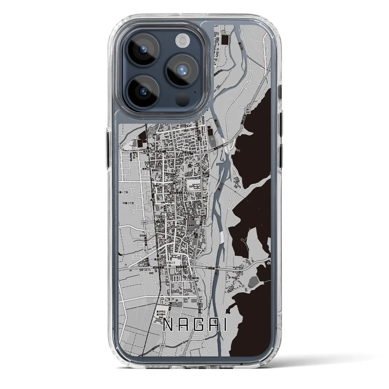 【長井（山形県）】地図柄iPhoneケース（MagSafeタイプ）