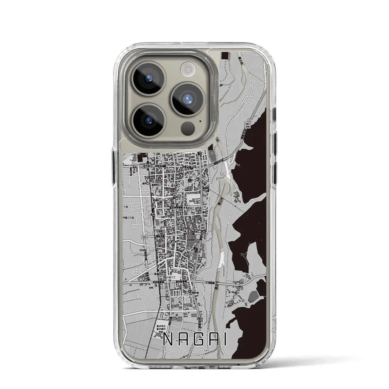 【長井（山形県）】地図柄iPhoneケース（MagSafeタイプ）