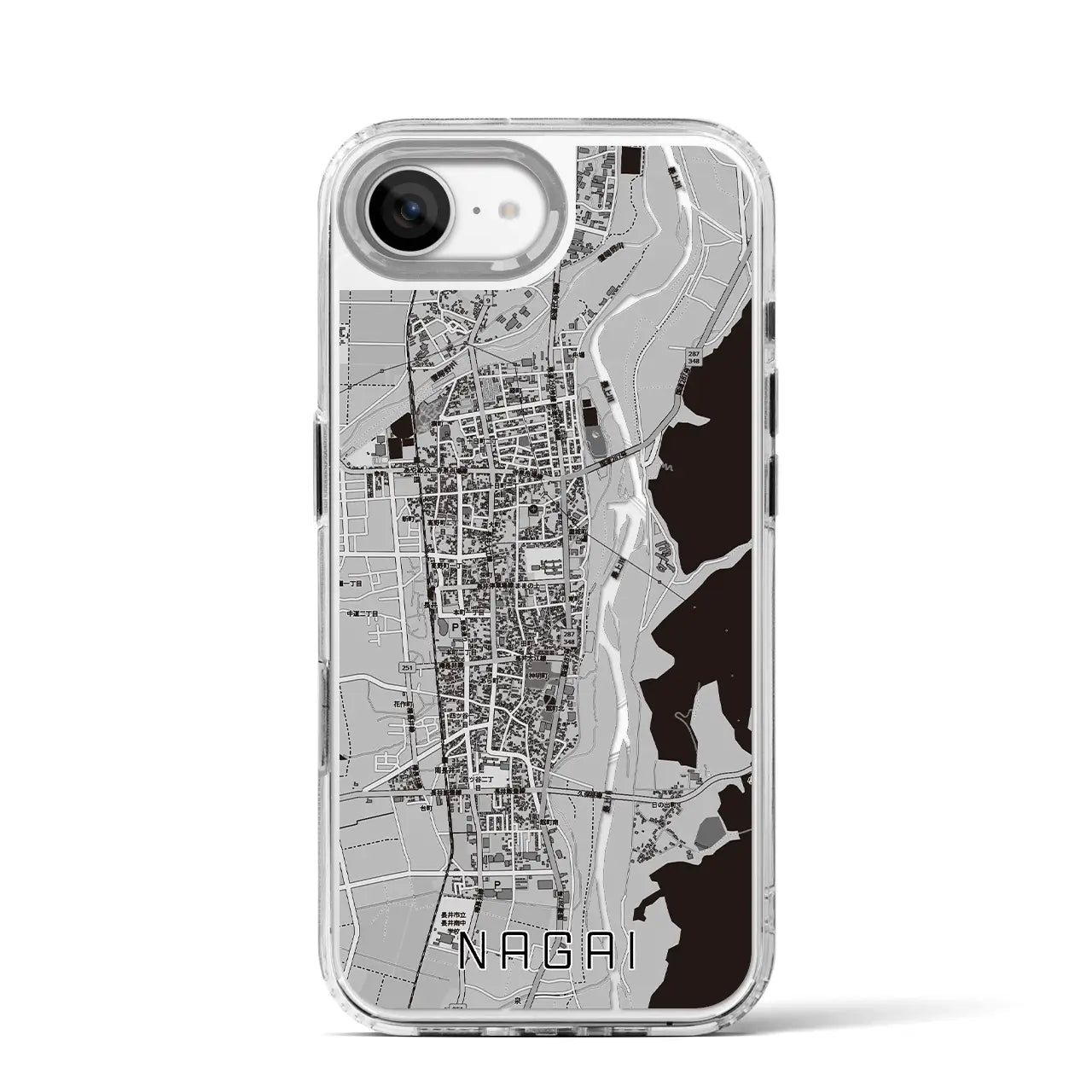 【長井（山形県）】地図柄iPhoneケース（MagSafeタイプ）