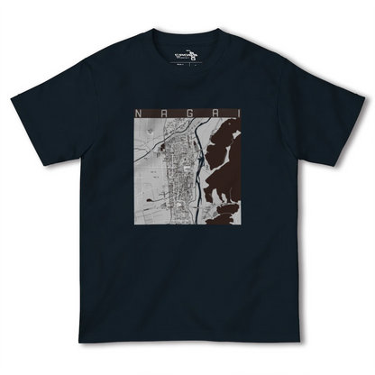 【長井（山形県）】地図柄ヘビーウェイトTシャツ