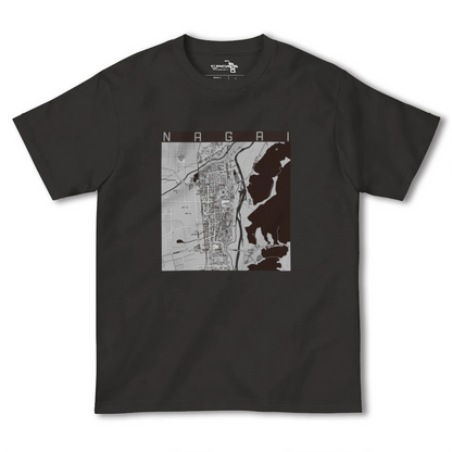 【長井（山形県）】地図柄ヘビーウェイトTシャツ