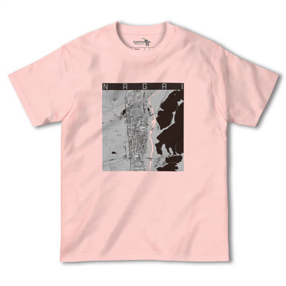 【長井（山形県）】地図柄ヘビーウェイトTシャツ