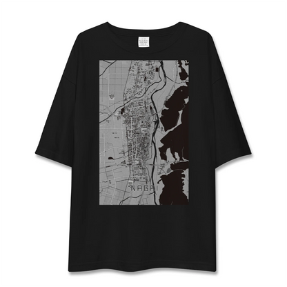 【長井（山形県）】地図柄ビッグシルエットTシャツ