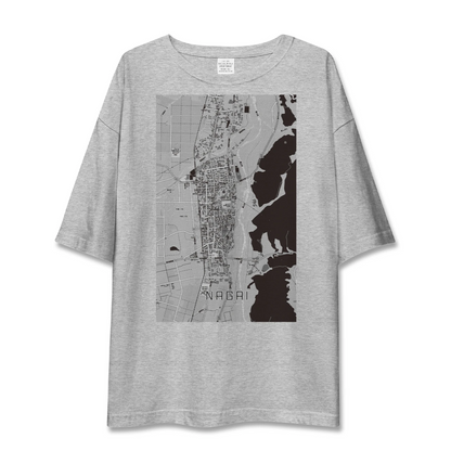 【長井（山形県）】地図柄ビッグシルエットTシャツ