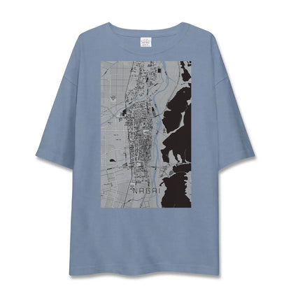 【長井（山形県）】地図柄ビッグシルエットTシャツ