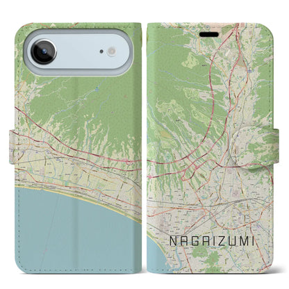 【長泉（静岡県）】地図柄iPhoneケース（手帳タイプ）