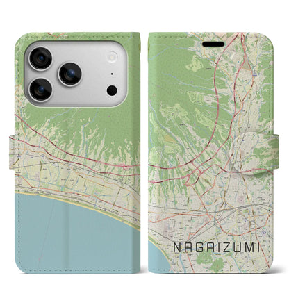 【長泉（静岡県）】地図柄iPhoneケース（手帳タイプ）