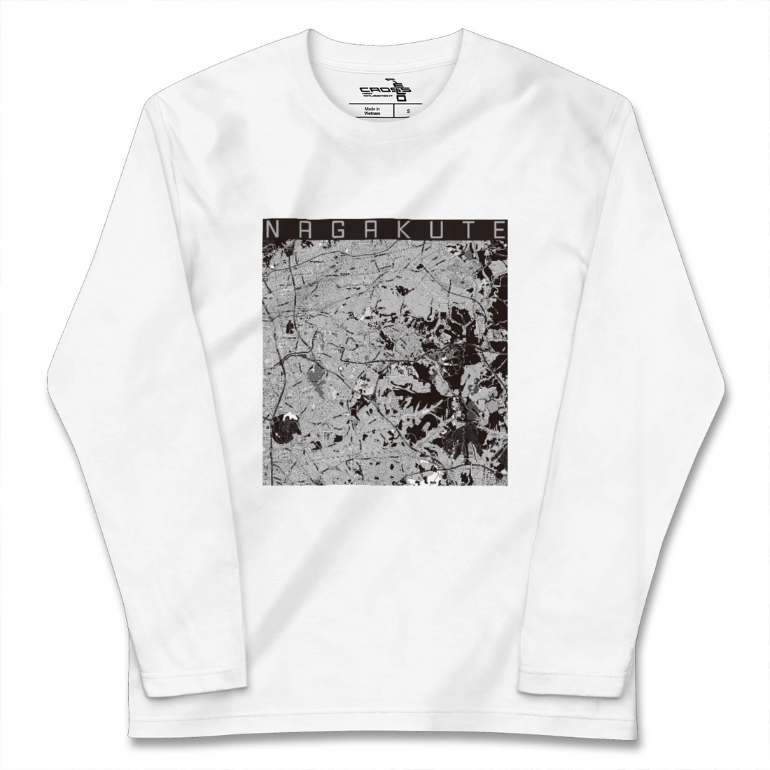 【長久手(愛知県)】地図柄ロングスリーブTシャツ