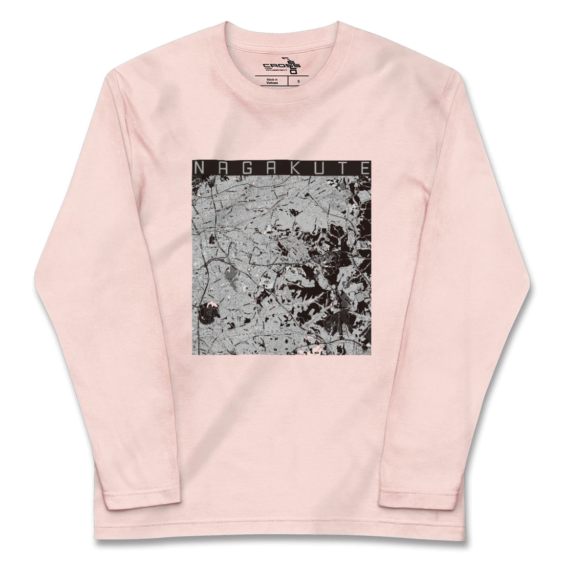 【長久手（愛知県）】地図柄ロングスリーブTシャツ