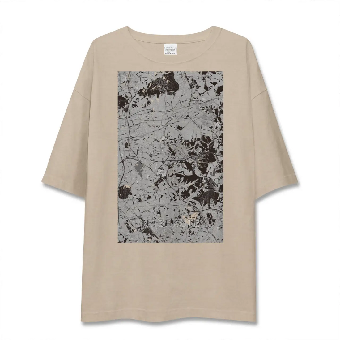 【長久手（愛知県）】地図柄ビッグシルエットTシャツ