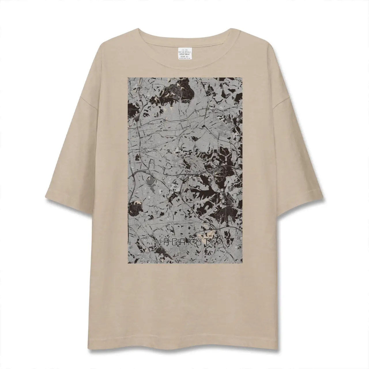 【長久手（愛知県）】地図柄ビッグシルエットTシャツ