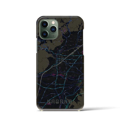 【長野（長野県）】地図柄iPhoneケース（バックカバータイプ）