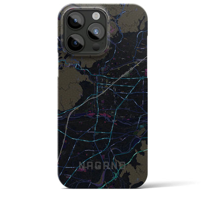 【長野（長野県）】地図柄iPhoneケース（バックカバータイプ）