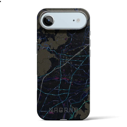 【長野（長野県）】地図柄iPhoneケース（バックカバータイプ）