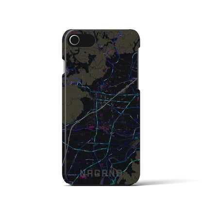 【長野（長野県）】地図柄iPhoneケース（バックカバータイプ）