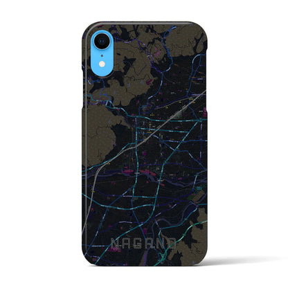 【長野（長野県）】地図柄iPhoneケース（バックカバータイプ）