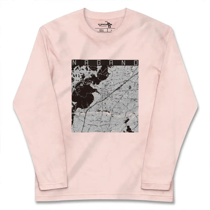 【長野（長野県）】地図柄ロングスリーブTシャツ