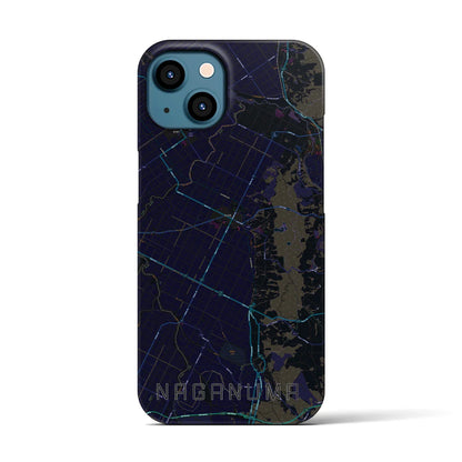 【長沼（北海道）】地図柄iPhoneケース（バックカバータイプ）