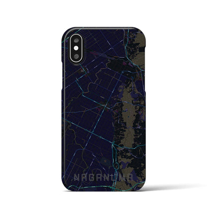 【長沼（北海道）】地図柄iPhoneケース（バックカバータイプ）