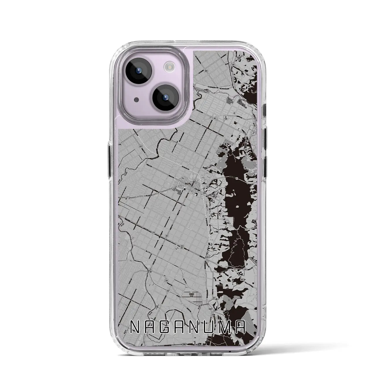 【長沼（北海道）】地図柄iPhoneケース（MagSafeタイプ）