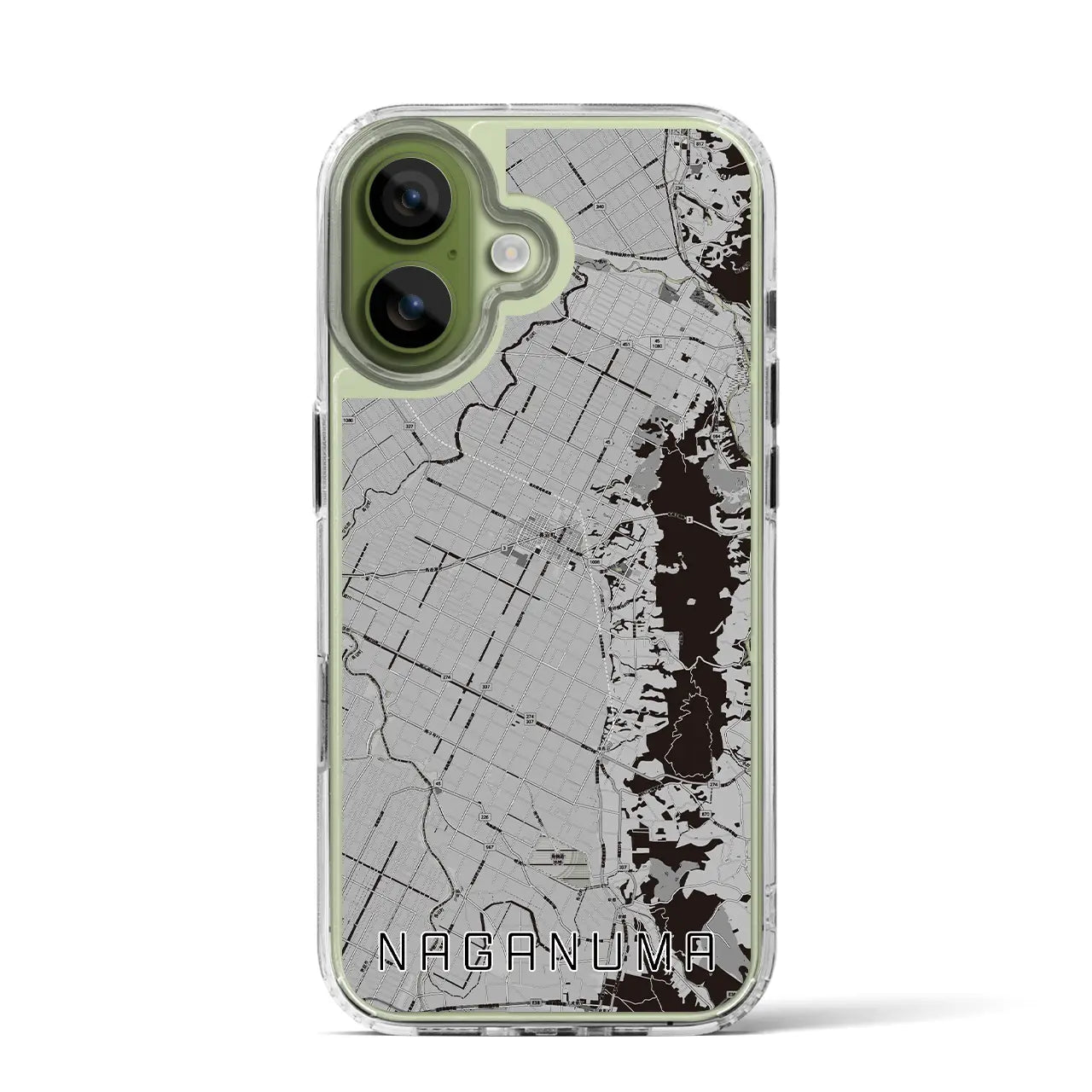 【長沼（北海道）】地図柄iPhoneケース（MagSafeタイプ）