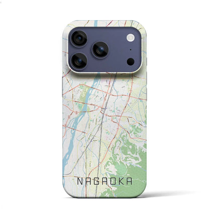 【長岡（新潟県）】地図柄iPhoneケース（バックカバータイプ）