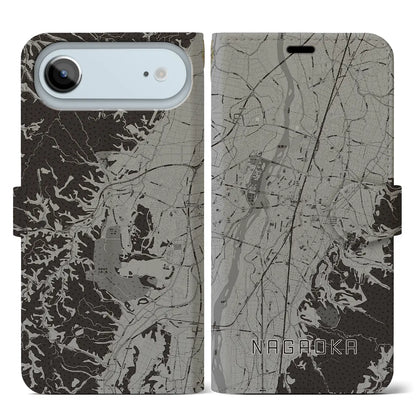 【長岡（新潟県）】地図柄iPhoneケース（手帳タイプ）