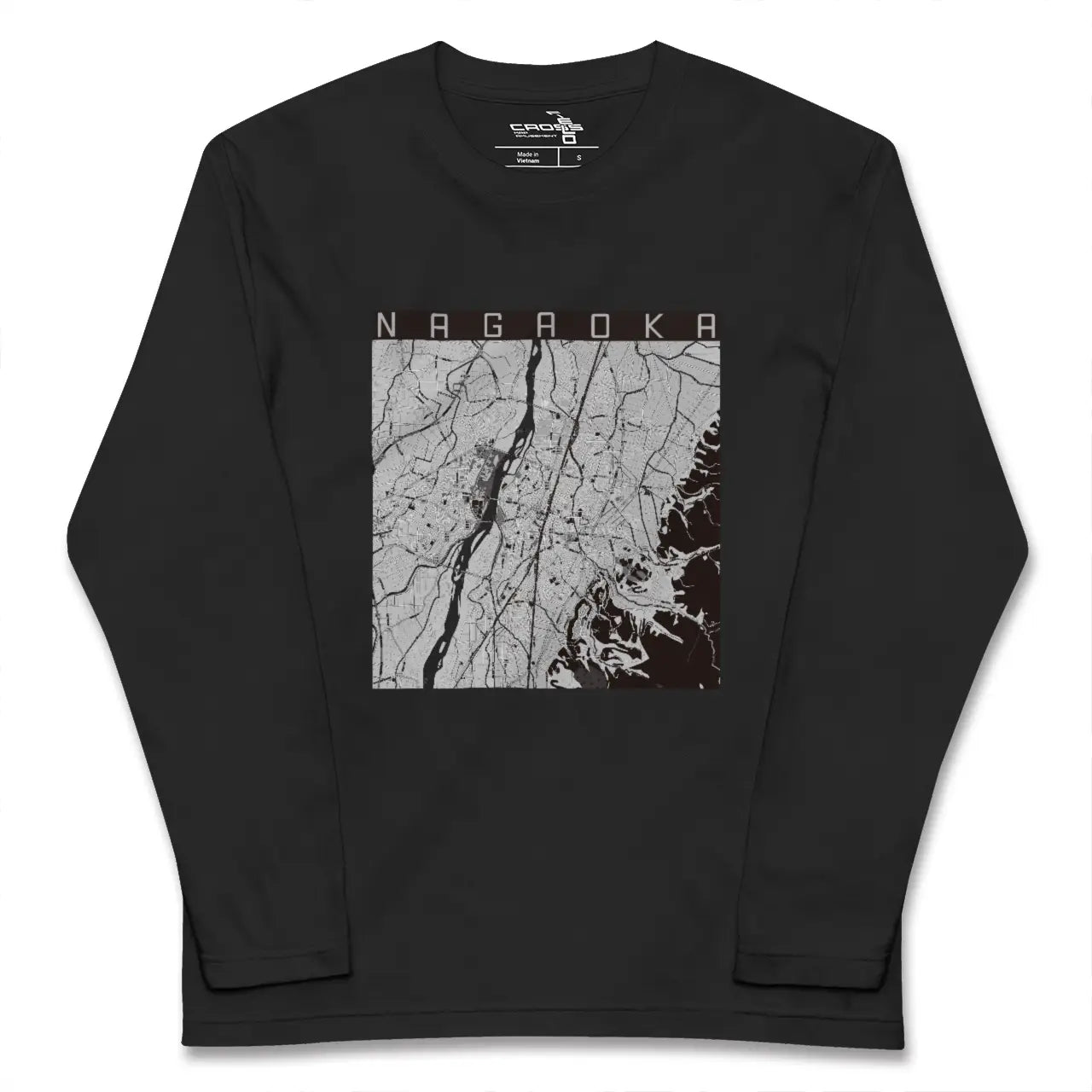【長岡（新潟県）】地図柄ロングスリーブTシャツ