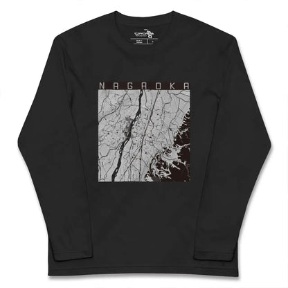 【長岡（新潟県）】地図柄ロングスリーブTシャツ