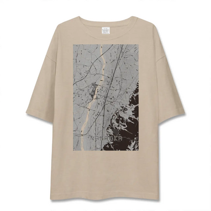 【長岡（新潟県）】地図柄ビッグシルエットTシャツ