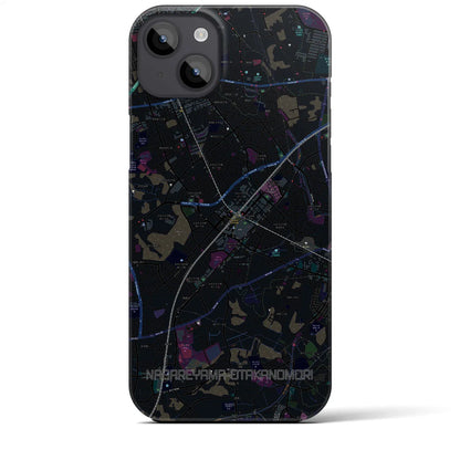 【流山おおたかの森（千葉県）】地図柄iPhoneケース（バックカバータイプ）