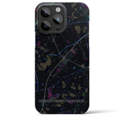 【流山おおたかの森（千葉県）】地図柄iPhoneケース（バックカバータイプ）