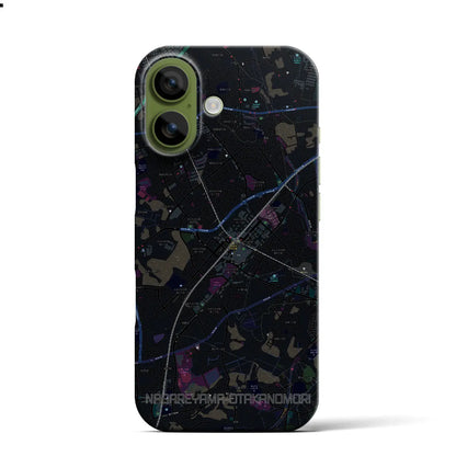 【流山おおたかの森（千葉県）】地図柄iPhoneケース（バックカバータイプ）