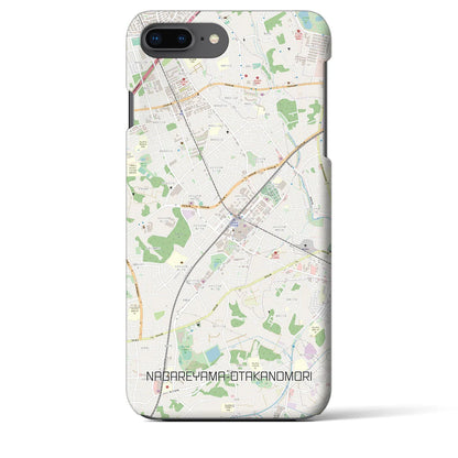 【流山おおたかの森（千葉県）】地図柄iPhoneケース（バックカバータイプ）