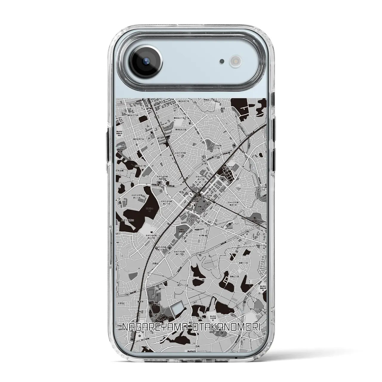 【流山おおたかの森（千葉県）】地図柄iPhoneケース（MagSafeタイプ）