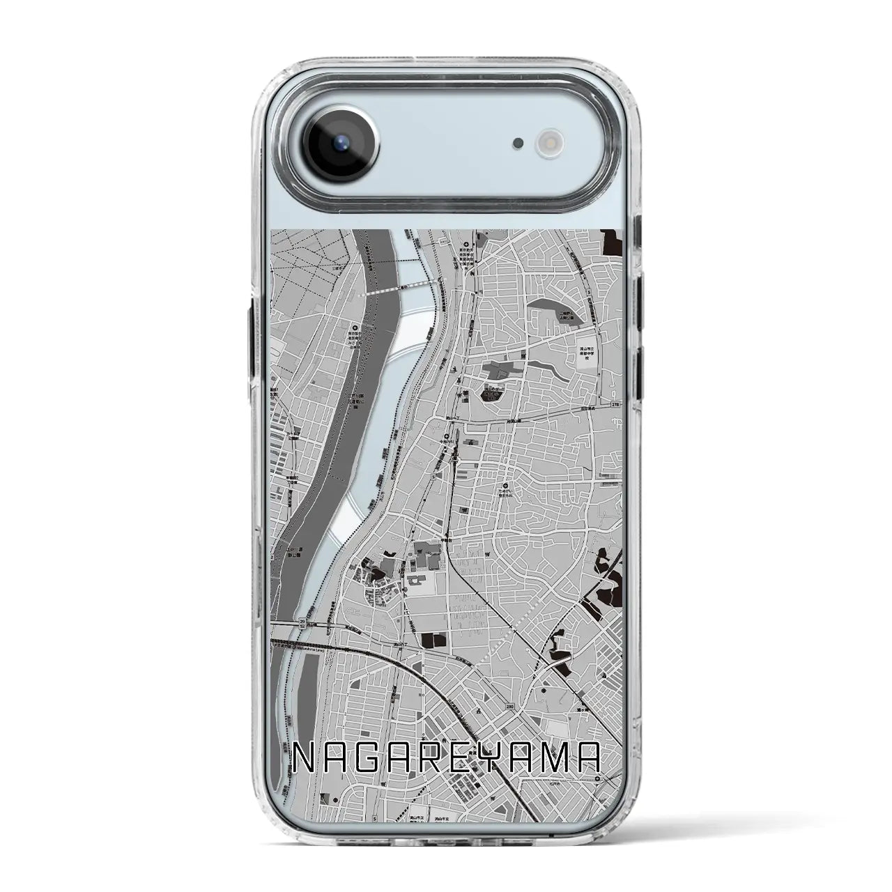 【流山（千葉県）】地図柄iPhoneケース（MagSafeタイプ）