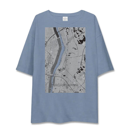 【流山（千葉県）】地図柄ビッグシルエットTシャツ