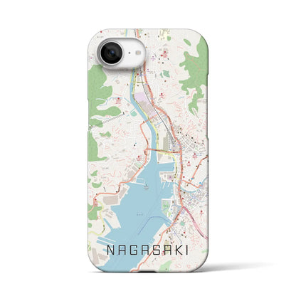 【長崎（長崎県）】地図柄iPhoneケース（バックカバータイプ）