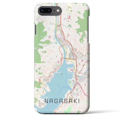 【長崎（長崎県）】地図柄iPhoneケース（バックカバータイプ）