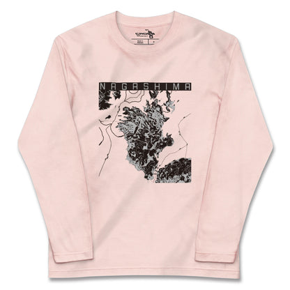 【長島（鹿児島県）】地図柄ロングスリーブTシャツ