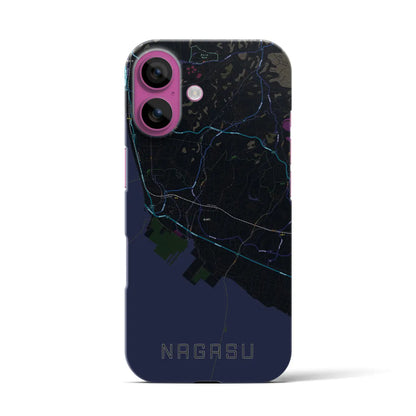 【長洲（熊本県）】地図柄iPhoneケース（バックカバータイプ）