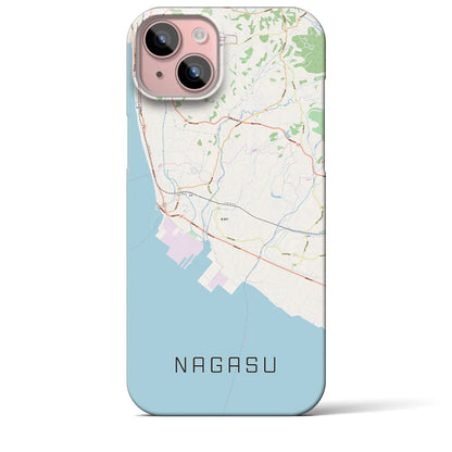 【長洲（熊本県）】地図柄iPhoneケース（バックカバータイプ）