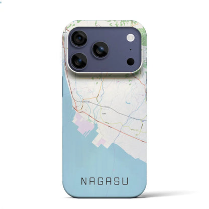 【長洲（熊本県）】地図柄iPhoneケース（バックカバータイプ）