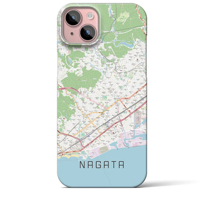 【長田（兵庫県）】地図柄iPhoneケース（バックカバータイプ）