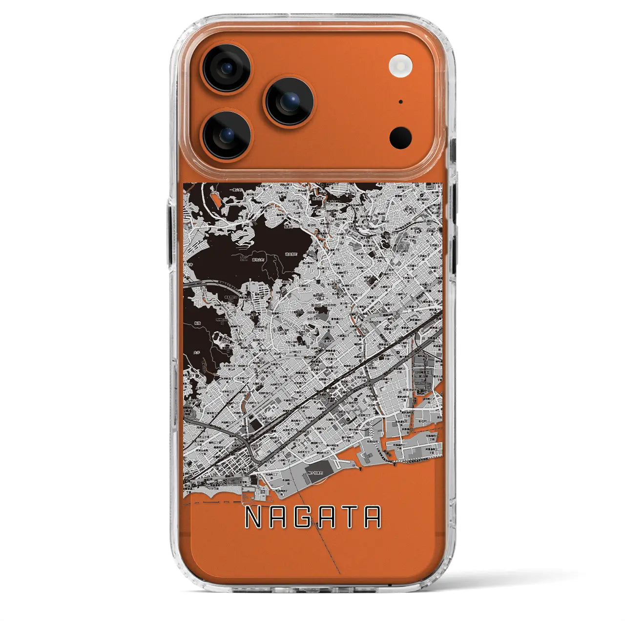 【長田（兵庫県）】地図柄iPhoneケース（MagSafeタイプ）