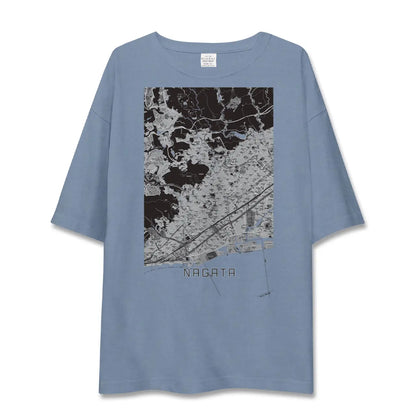 【長田（兵庫県）】地図柄ビッグシルエットTシャツ