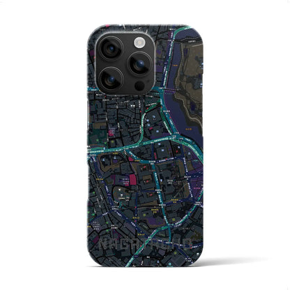 【永田町（東京都）】地図柄iPhoneケース（バックカバータイプ）