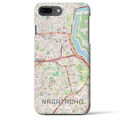 【永田町（東京都）】地図柄iPhoneケース（バックカバータイプ）