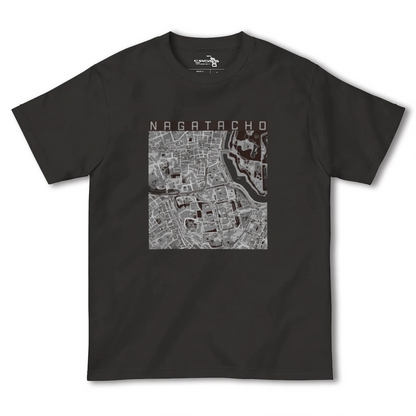 【永田町（東京都）】地図柄ヘビーウェイトTシャツ