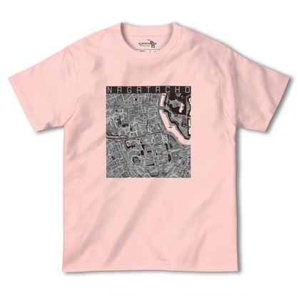 【永田町（東京都）】地図柄ヘビーウェイトTシャツ
